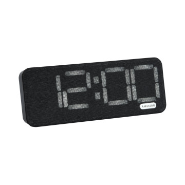 Digitálny budík Roanne LED Karlsson KA6155BK, čierna